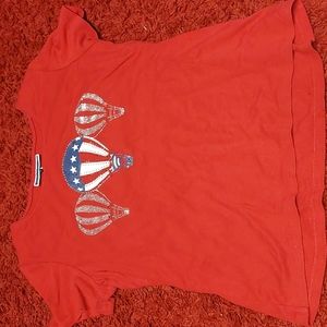 Karen Scott Hot Air Balloon 4th of July Shirt